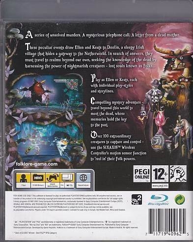 Folklore - PS3 (B Grade) (Genbrug)